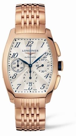 Longines Evidenza Chronograph Pink Gold Bracelet