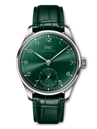 IWC Schaffhausen Portugieser Automatic 40 Stainless Steel / Green