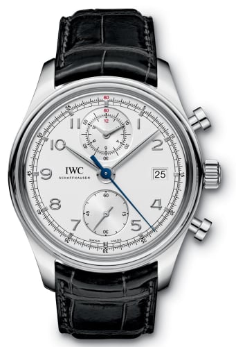 IWC Schaffhausen Portuguese Chronograph Classic Silver
