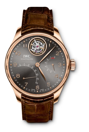 IWC Schaffhausen Portugieser Tourbillon Mystère Rétrograde Red Gold / Ardoise
