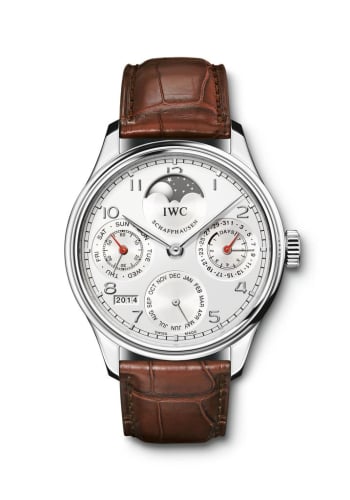 IWC Schaffhausen Portugieser Perpetual Calendar 5023 Stainless Steel / Silver