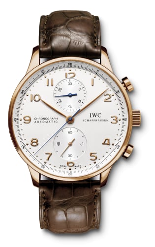 IWC Schaffhausen Portuguese Chrono-Automatic Rose Gold / Silver