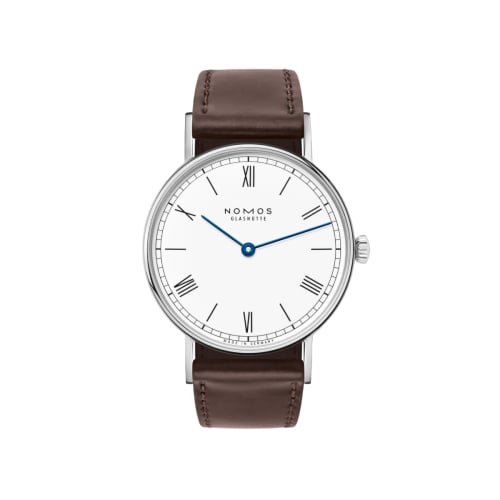 Nomos Glashütte Ludwig 33 Duo Enamel White / Open Case Back