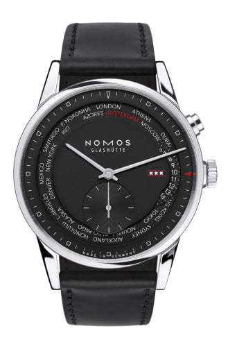 Nomos Glashütte Zürich Weltzeit Amsterdam