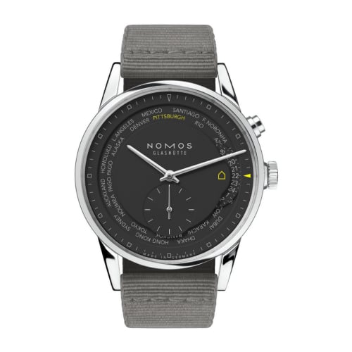 Nomos Glashütte Zürich Weltzeit Henne Jewelers