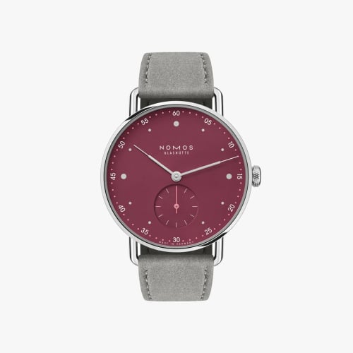 Nomos Glashütte Metro 33 Muted Red