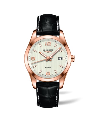 Longines Conquest Classic Automatic 40 Red Gold / Silver