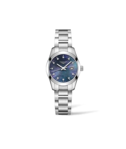 Longines Conquest Classic Quartz 29.5 Stainless Steel / Black MOP