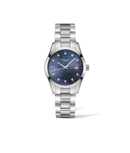 Longines Conquest Classic Quartz 34 Stainless Steel / Black MOP