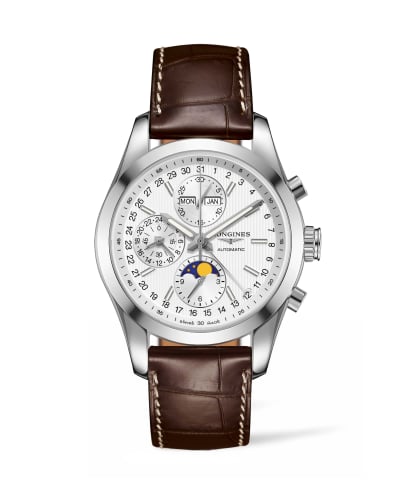 Longines Conquest Classic Moonphase Stainless Steel / Silver