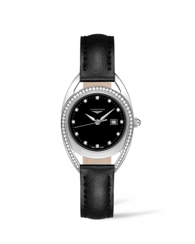 Longines Equestrian Horseshoe 30 Diamond / Black