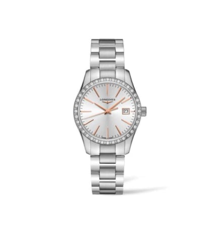 Longines Conquest Classic Quartz 34 Stainless Steel - / Silver