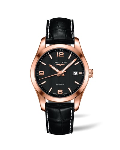 Longines Conquest Classic Automatic 40 Red Gold / Black