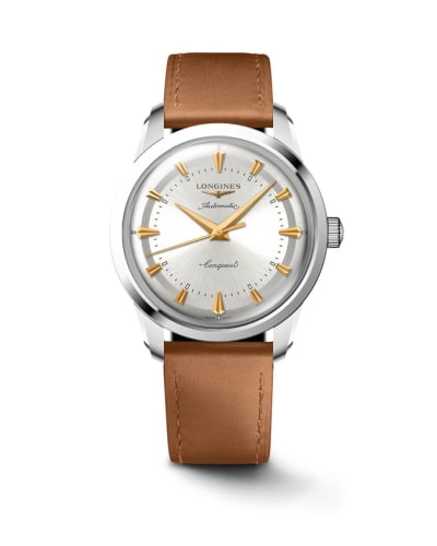 Longines Conquest Heritage 40 Stainless Steel / Silver