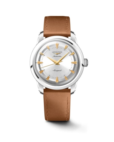 Longines Conquest Heritage 38 Stainless Steel / Silver