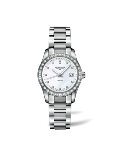Longines Conquest Classic Automatic 29.5 Stainless Steel / Diamond / MOP
