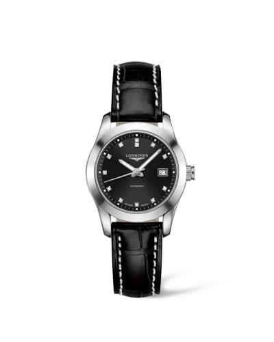 Longines Conquest Classic Automatic 29.5 Stainless Steel / Black / Strap