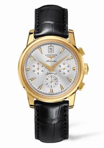 Longines Conquest Heritage Chronograph Yellow Gold