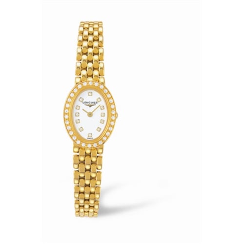 Longines Prestige Gold 15 Oval Diamond