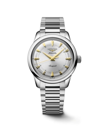 Longines Conquest Heritage 38 Stainless Steel / Silver / Bracelet