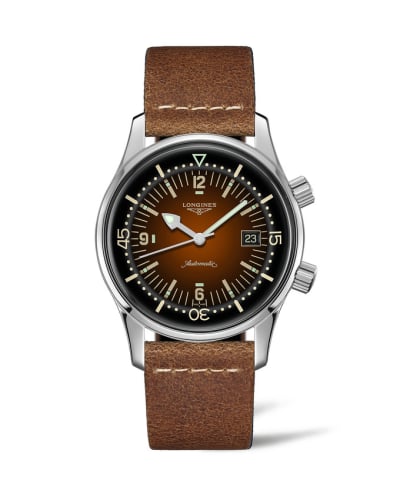 Longines Legend Diver Date Stainless Steel / Tropical