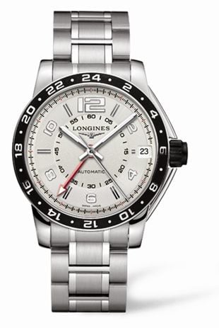 Longines Admiral GMT Ivory Bracelet