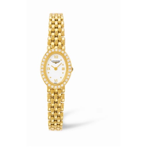 Longines Prestige Gold 15 Oval Diamond