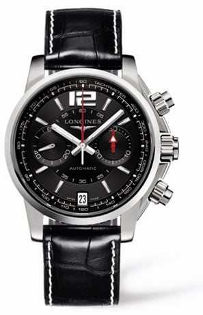 Longines Admiral Chronograph Black Strap