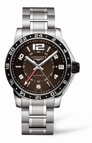 Longines Admiral GMT Brown Bracelet