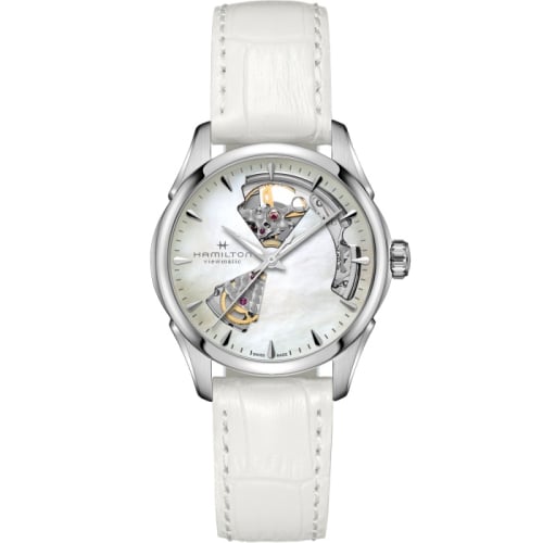 Hamilton Jazzmaster Open Heart 36 Stainless Steel / MOP
