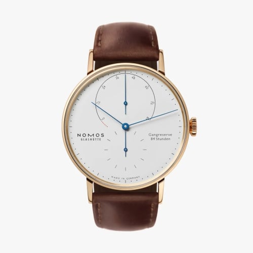 Nomos Glashütte Lambda 39 Roségold Blue Hands