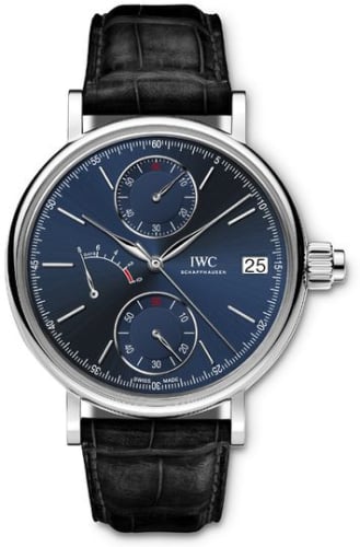 IWC Schaffhausen Portofino Hand-Wound Monopusher Platinum / Laureus Charity Night Milano 2015