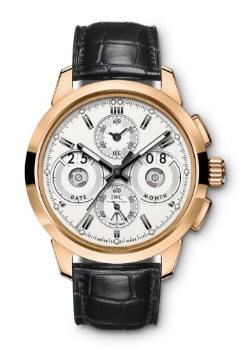IWC Schaffhausen Ingenieur Perpetual Calendar Digital Date-Month Red Gold / Silver