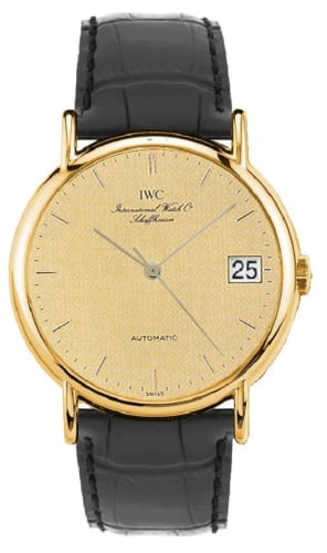 IWC Schaffhausen Portofino Automatic Yellow Gold / Champagne / Strap