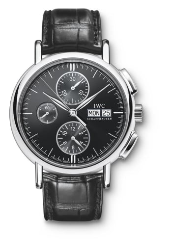 IWC Schaffhausen Portofino Chronograph Stainless Steel / Black
