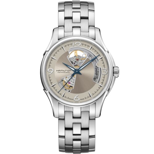 Hamilton Jazzmaster Open Heart 40 Stainless Steel / Salmon / Bracelet