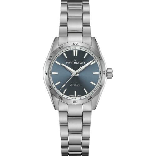 Hamilton Jazzmaster Performer Auto 34 Stainless Steel / Blue / Bracelet
