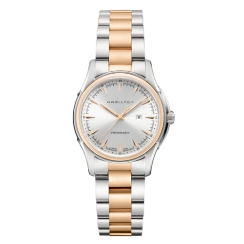 Hamilton Jazzmaster Viewmatic 34mm Silver Dial Two Tone