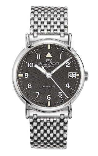 IWC Schaffhausen Portofino Automatic Stainless Steel / Black - Pilot / Bracelet