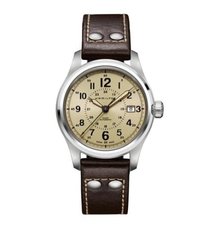 Hamilton Khaki Field Automatic Stainless Steel / Beige