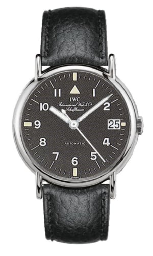 IWC Schaffhausen Portofino Automatic Stainless Steel / Black - Pilot / Strap