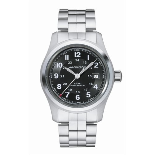 Hamilton Khaki Field Automatic Stainless Steel / Black / Bracelet