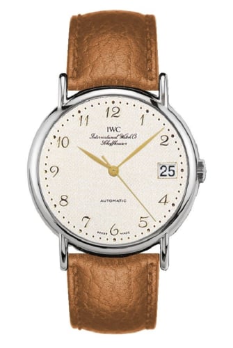 IWC Schaffhausen Portofino Automatic Stainless Steel / Silver - Breguet / Strap