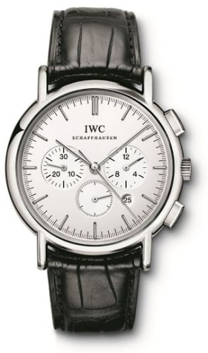 IWC Schaffhausen Portofino Chronograph MecaQuartz Stainless Steel / Silver
