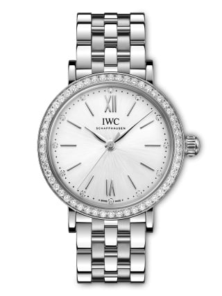 IWC Schaffhausen Portofino 34 Stainless Steel - Diamond / Silver / Bracelet