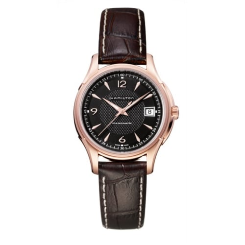 Hamilton Jazzmaster Viewmatic 37mm Black Dial PVD Gold