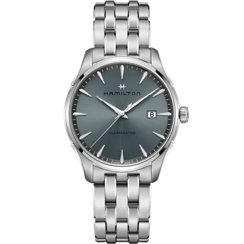 Hamilton Jazzmaster Quartz Stainless Steel / Blue / Bracelet