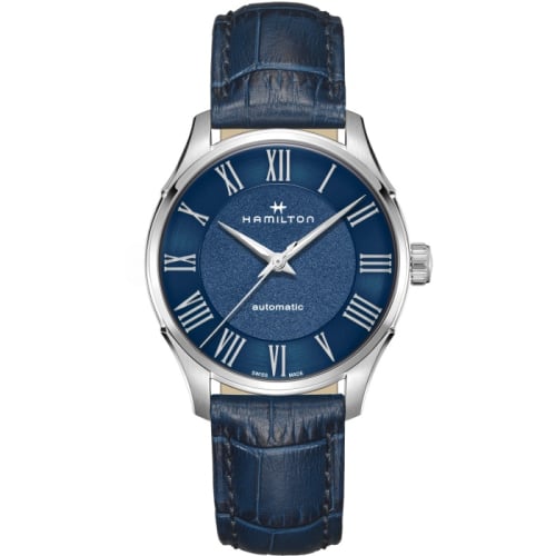 Hamilton Jazzmaster Auto 40 Stainless Steel / Blue