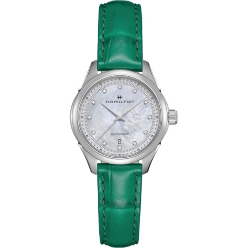 Hamilton Jazzmaster Lady Auto 30 Stainless Steel / MOP