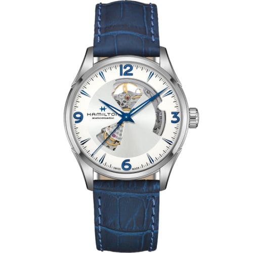 Hamilton Jazzmaster Open Heart 42 Stainless Steel / Silver